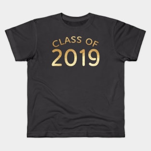 Graduating Class of 2019 | Gold Foil Kids T-Shirt